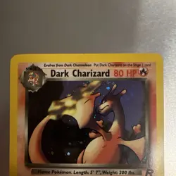 WoTC Pokemon Team Rocket Dark Charizard 4/82 Holo Rare 80HP Eng 2000 Unlimited - Image 4