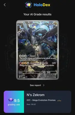 Pokemon TCG N's Zekrom MEP 031 Black Star Promo Holo NM - Acended Heroes ETB - Image 4
