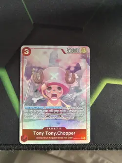 One Piece Tony Tony Chopper OP08-007 SR Alt Art Parallel Two Legends TCG English - Image 1
