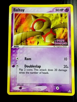 Pokemon Card - Baltoy Holon Phantoms 59/110 Common Reverse Holo STAMPED - Image 1