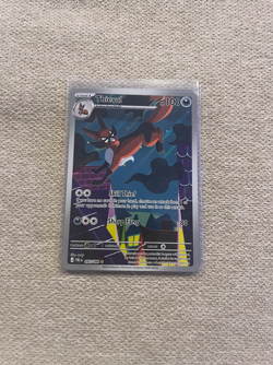 Pokemon Thievul 092/084 Me05: Pitch Black Full Art Holo Card - Image 1