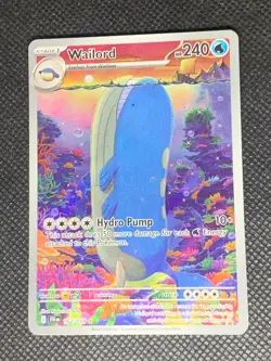 Wailord 162/159 - Journey Together Pokemon Card - NM - Image 1