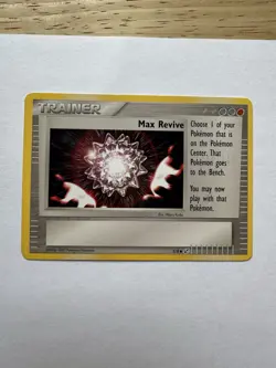 Pokemon Card - Max Revive Trainer 3/8 - Trading Figure Game NM - Image 1