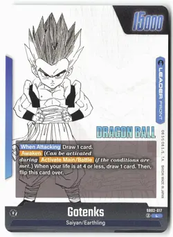 Gotenks SB02-017 L Holo Dragon Ball Super Card - Image 3