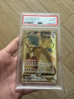 2016 Pokemon XY Evolutions Dragonite EX Full Art 106/108 PSA 10 - Image 1