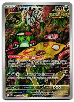 Brute Bonnet 207/182 - 🌊 Paradox Rift Pokemon TCG Holo 🖤 - LP - Image 1