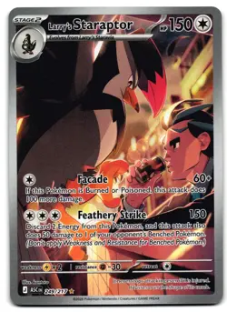 Larry's Staraptor 249/217 - 🌊 Ascended Heroes Pokemon TCG Holo 🖤 - LP - Image 1