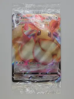 Eevee VMAX SWSH087 Shining Fates Black Star Promo Pokemon Card TCG - NM Sealed - Image 1