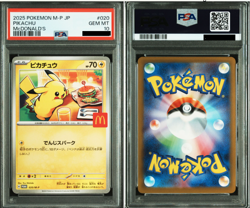PSA 10 Pikachu McDonalds 2025 020/M-P M-P Promotional Cards Regular Japanese - Image 1