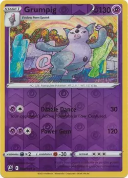 Pokemon TCG Battle Styles - Grumpig 056/163 (Reverse Holo) - Image 1