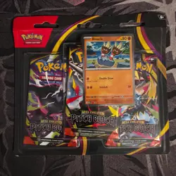 Pokemon TCG Mega Evolution Pitch Black 3 Pack Blister IN HAND Ships Next Day - Image 1