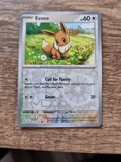 Eevee 113/142 Reverse Holo Common SV07: Stellar Crown - Pokemon TCG - Image 1