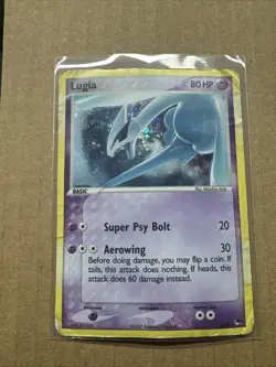 2007 Pokemon - Lugia - 2/17 - Holo - POP Series 5 *DAMAGED* - Image 1