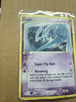 2007 Pokemon - Lugia - 2/17 - Holo - POP Series 5 *DAMAGED* - Image 2