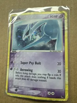 2007 Pokemon - Lugia - 2/17 - Holo - POP Series 5 *DAMAGED* - Image 3