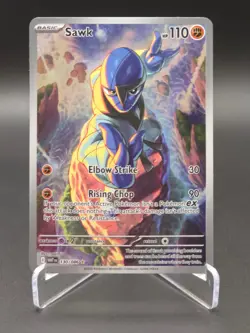 Sawk 130/086 Illustration Rare Holo - SV: White Flare NM Pokemon TCG - Image 1