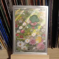Fomantis ● Illustration Rare ● Pitch Black ● 085/084 ● Near Mint ● Pokemon TCG - Image 1