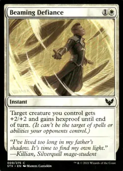 Beaming Defiance 009/275 Strixhaven: School of Mages MTG Magic the Gathering - Image 1