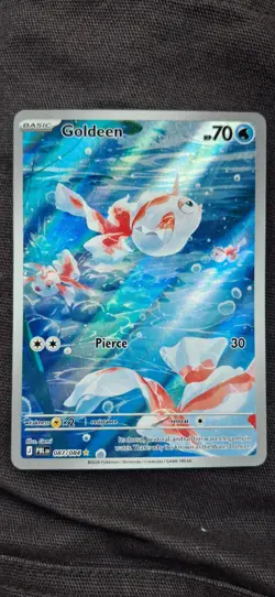 Pokemon Mega Evolution Pitch Black Goldeen 087/084 Illustration Rare NM/M - Image 1