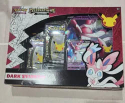 Pokemon TCG Celebrations Dark Sylveon V Collection Box Promo Booster 23 2021 - Image 1