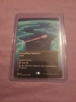 Cascading Cataracts Borderless Edge of Eternities MTG Card NM Condition - Image 1