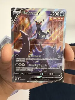 Pokemon SWSH07 Evolving Skies Umbreon V 189/203 Alternate Alt Art Ultra Rare NM - Image 1