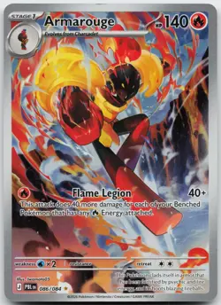 Armarouge 086/084 Holo Pokemon Pitch Black - NM - Image 1