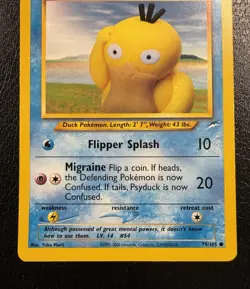 Pokemon TCG Psyduck 79/105 Neo Destiny Unlimited LP - Image 3