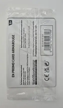 Armarouge 012/084 Holo Sealed Best Buy Promo 30th Anniversary Pokemon TCG Stamp - Image 2
