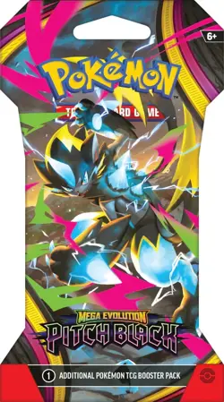 Mega Evolution: Pitch Black Sleeved Booster Pack - Pokemon - Image 1
