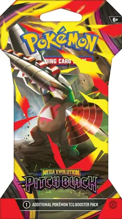 Mega Evolution: Pitch Black Sleeved Booster Pack - Pokemon - Image 2