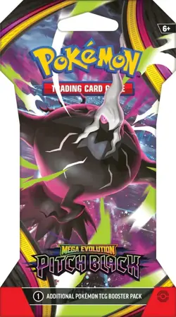 Mega Evolution: Pitch Black Sleeved Booster Pack - Pokemon - Image 4