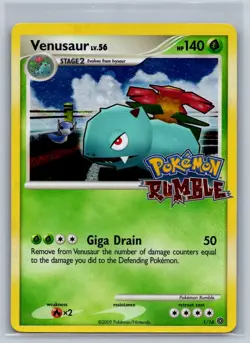 Venusaur 1/16 Pokemon Rumble Pokemon Holo Near Mint - Image 1