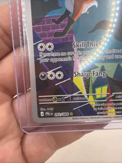 Pokemon TCG - Thieval - 092/084 - Pitch Black - Illustration Rare - NM - Image 5