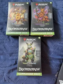Set of 3 Bloomburrow Commander Decks MTG Magic - Image 1