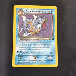 The Pokemon Company Pokemon TCG Dark Gyarados 8/82 Team Rocket Holo Rare HP - Image 1