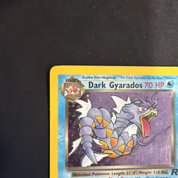 The Pokemon Company Pokemon TCG Dark Gyarados 8/82 Team Rocket Holo Rare HP - Image 2