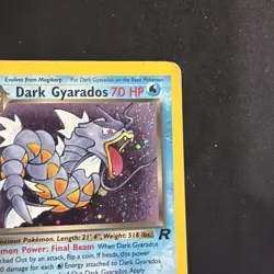 The Pokemon Company Pokemon TCG Dark Gyarados 8/82 Team Rocket Holo Rare HP - Image 3