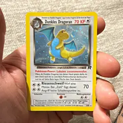 Pokemon TCG Dunkles Dragoran 5/82 Team Rocket Holo Rare DE 70 HP - Image 1