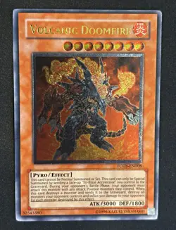 Yu-Gi-Oh! Volcanic Doomfire FOTB-EN008 Force of the Breaker Ultimate Foil - Image 1