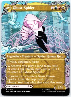 Gwen Stacy / Ghost-Spider (Borderless) - Marvel's Spider-Man - MTG - Image 2
