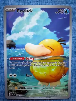 Pokemon Ascended Heroes Psyduck 226/217 Illustration Rare IR NM - Image 1
