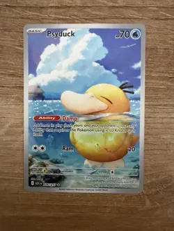 Pokemon TCG Psyduck 226/217 IR Illustration Ascended Heroes NM Mint Pack Fresh - Image 1