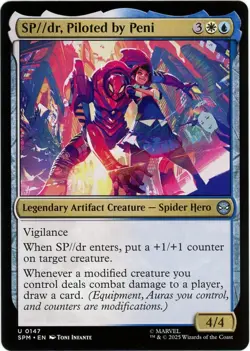 SP dr, Piloted by Peni - 0147 - Marvel's Spider-Man - MTG - SHIPS NOW - NM/M - Image 1