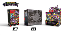 Pokemon Center Pitch Black 2 ETB + 2 Booster Bundles + Booster Box NEW SEALED - Image 1