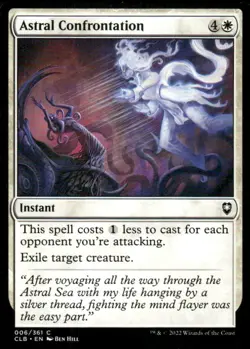 Astral Confrontation 006/361 Commander Baldur's Gate MTG Magic the Gathering - Image 1