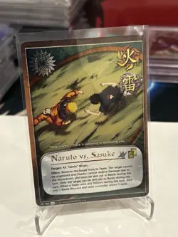 Naruto vs Sasuke Foil 796 Bandai Naruto CCG Anime Card - Image 1