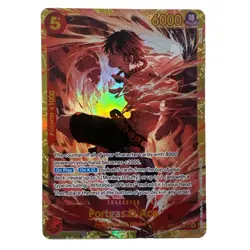One Piece Card Game Portgas.D.Ace OP16-118 SEC English The Time Of Battle - Image 1