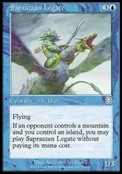 Saprazzan Legate -Foil Light Play MTG Mercadian Masques - Image 1