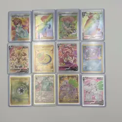 Pokemon Card Lot 12 Ultra Rare Secret Rainbow Gold Full Art NM MINT - Image 1